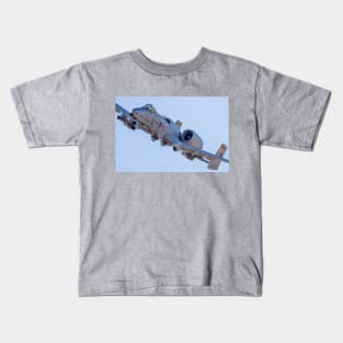 A-10 Warthog Flyover Kids T-Shirt